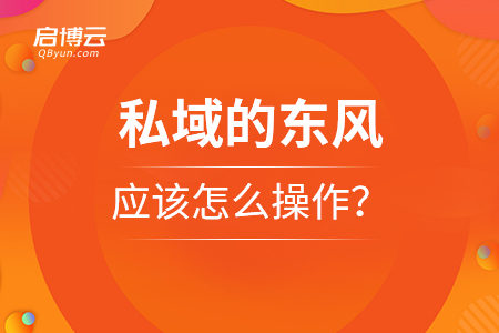 憑借私域的東風(fēng)，具體的應(yīng)該怎么操作？